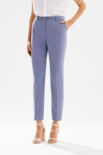31237 Брюки женские (синий меланж)