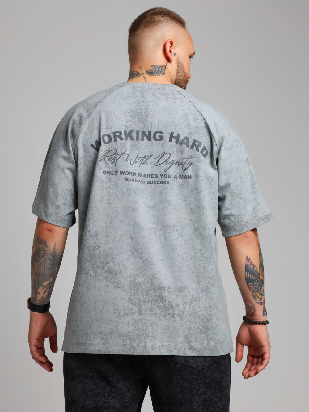 Фуфайка (футболка) мужская Сидней-5 Виотекс СЕРЫЙ