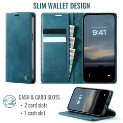 Чехол-книжка CaseMe RFiD iPhone 16e