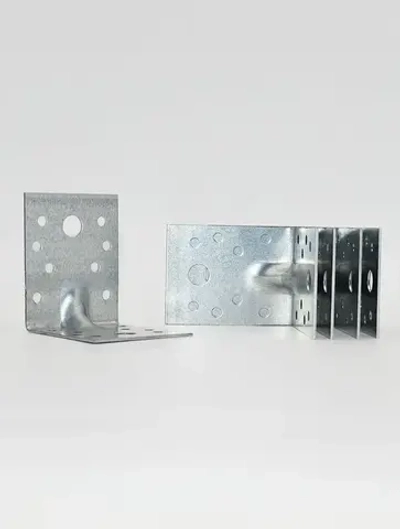 Уголок крепежный усиленный 70 x 70 x 55 мм, 10 шт.