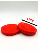 Заглушка фары красная D88 мм ВАЗ 2170 Приора, ВАЗ 1118 Калина комплект 2 шт