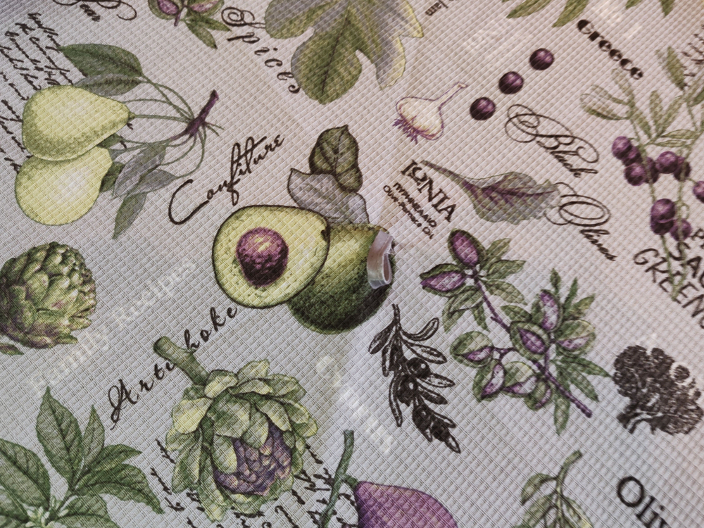 Полотенце кухонное, круглое, 2 шт, вафельное полотно