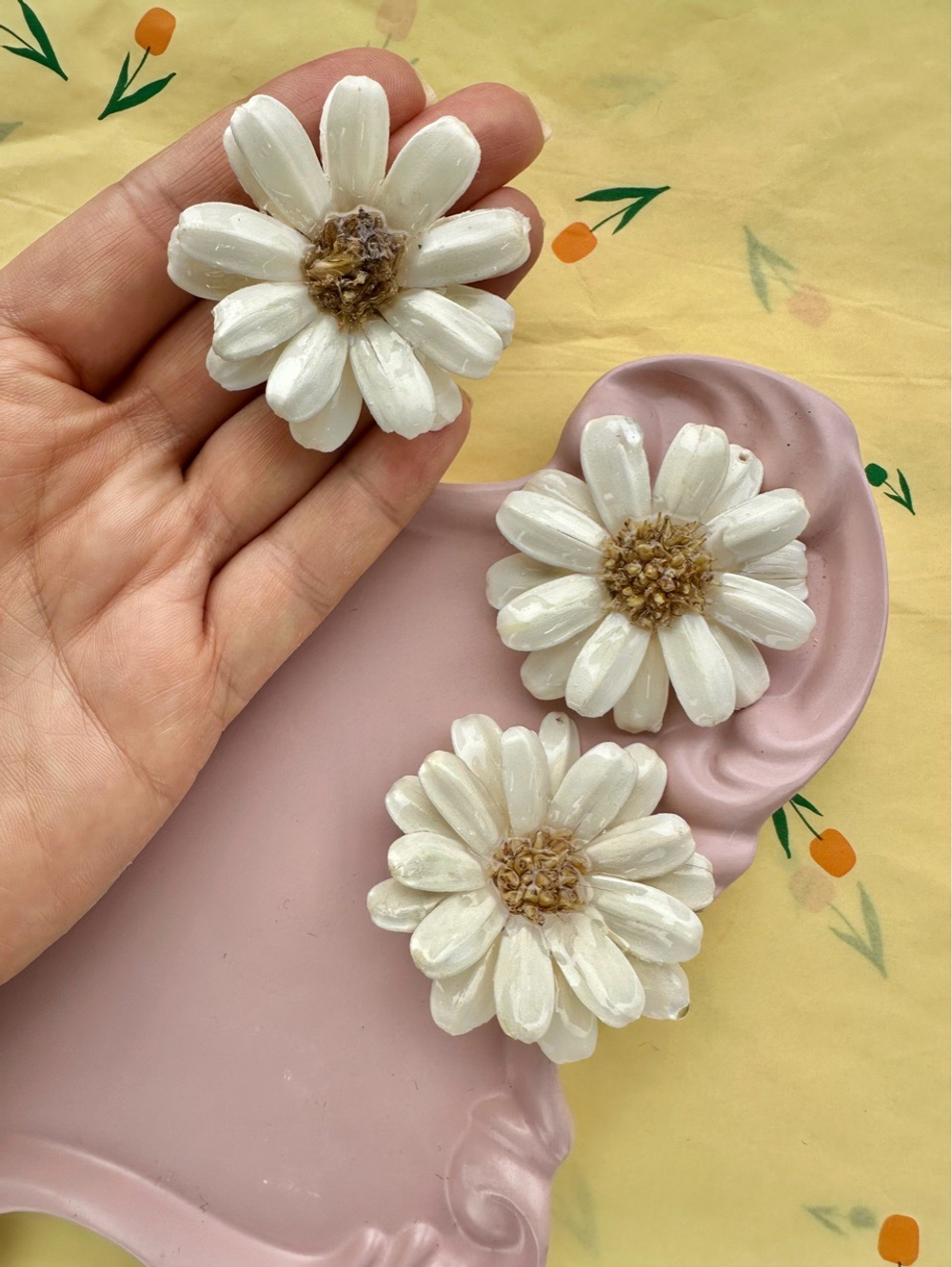 Подвеска "Ромашка белая"