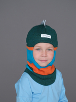 Шлем весенний/осенний вязаный (Мармелад) ОРЕО