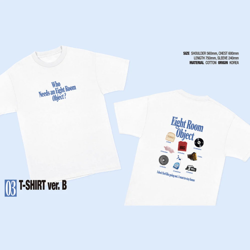 Мерч ATEEZ POP-UP '8ROOM' - T-SHIRT ver.B