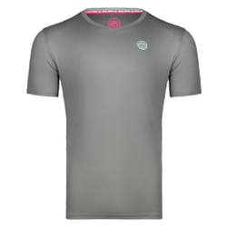 Мужское теннисное поло BIDI BADU Ted Tech T-Shirt Men - Grey, Mint