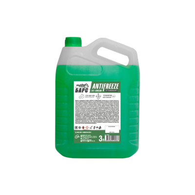 Антифриз G11 "БАРС" standart -40, 5кг (зеленый)