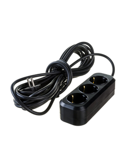 Бытовой удлинитель Gigant с заземлением ПВС 3x0,75 3 гнезда 7м 80085