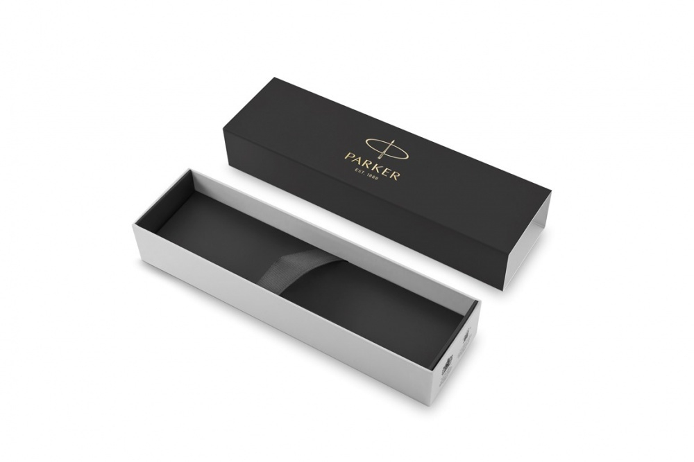 Ручка-роллер Parker Jotter Core T61 Stainless Steel GT M стержень:F цвет чернил: black, в подарочной упаковке.