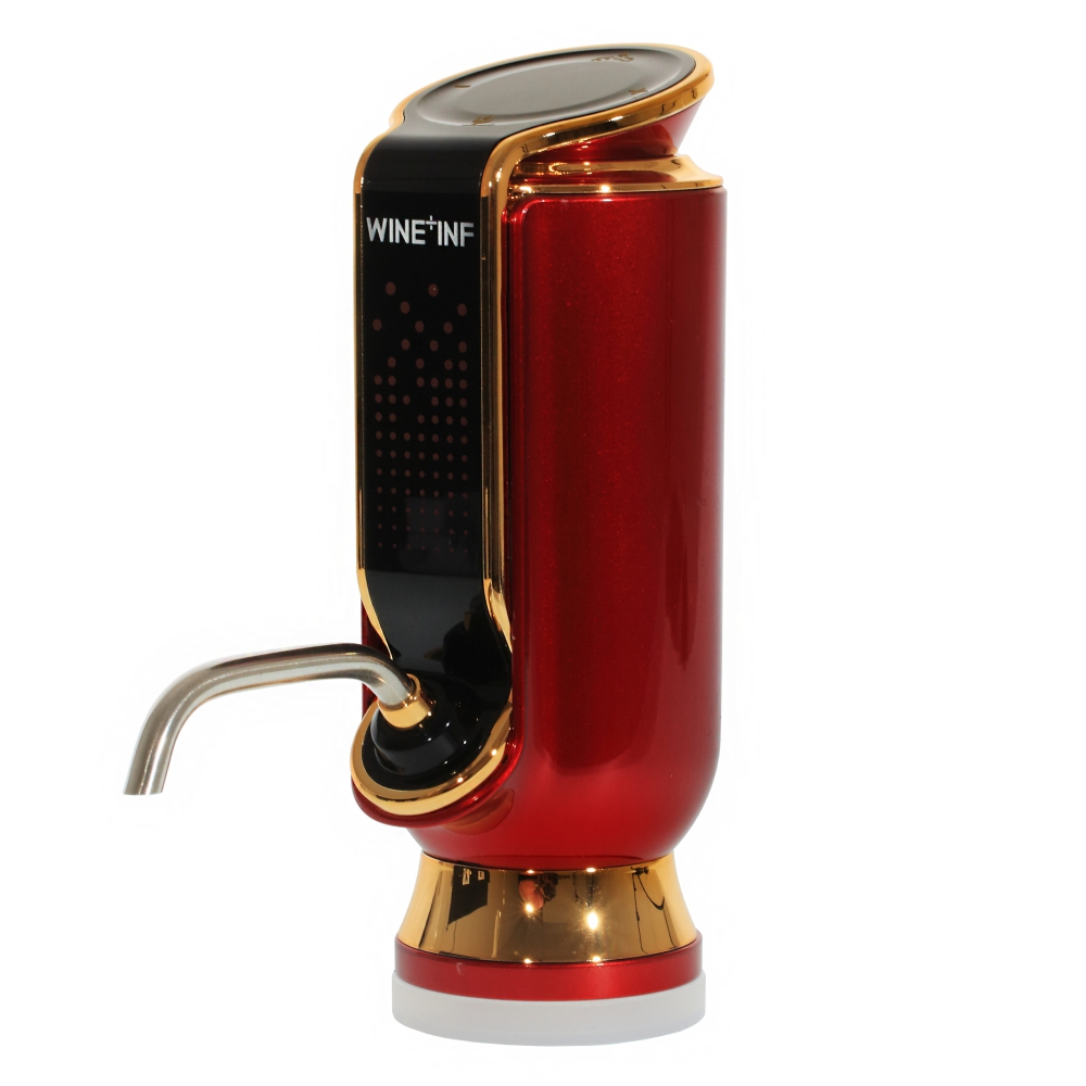 Электронный Винный Аэратор с Вакуумником (красный)