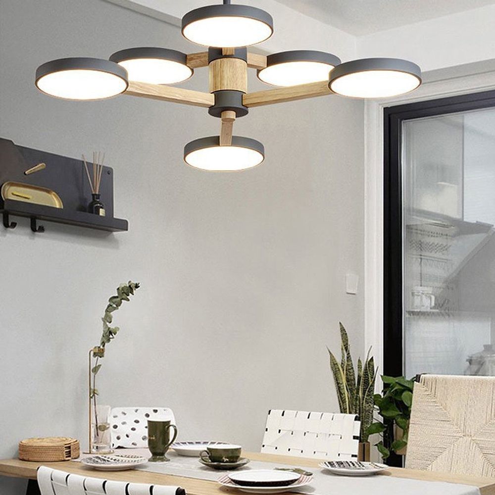 Люстра на штанге TURNA DBL L12 Blue