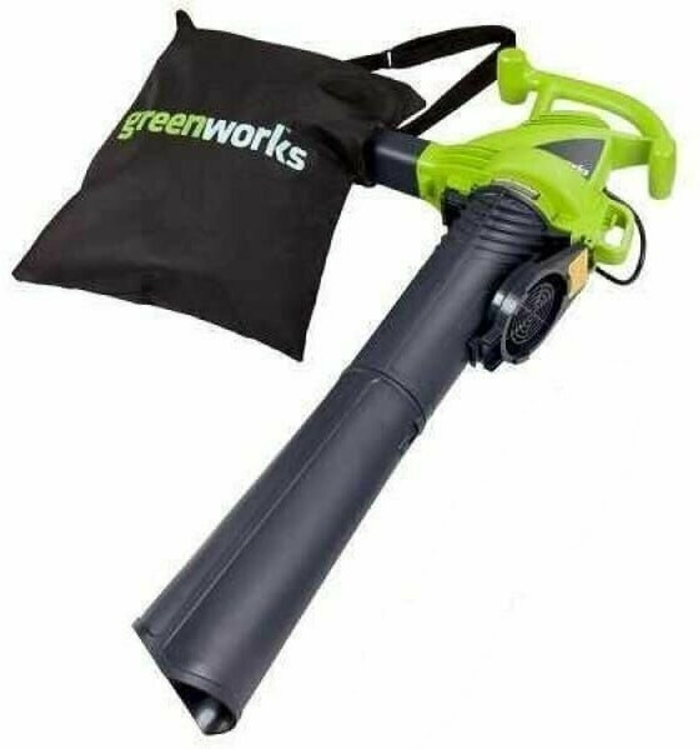 Воздуходувка-пылесос GREENWORKS BL3000 3000Вт,скорость возд.306 км/ч,2 функции (2406507)