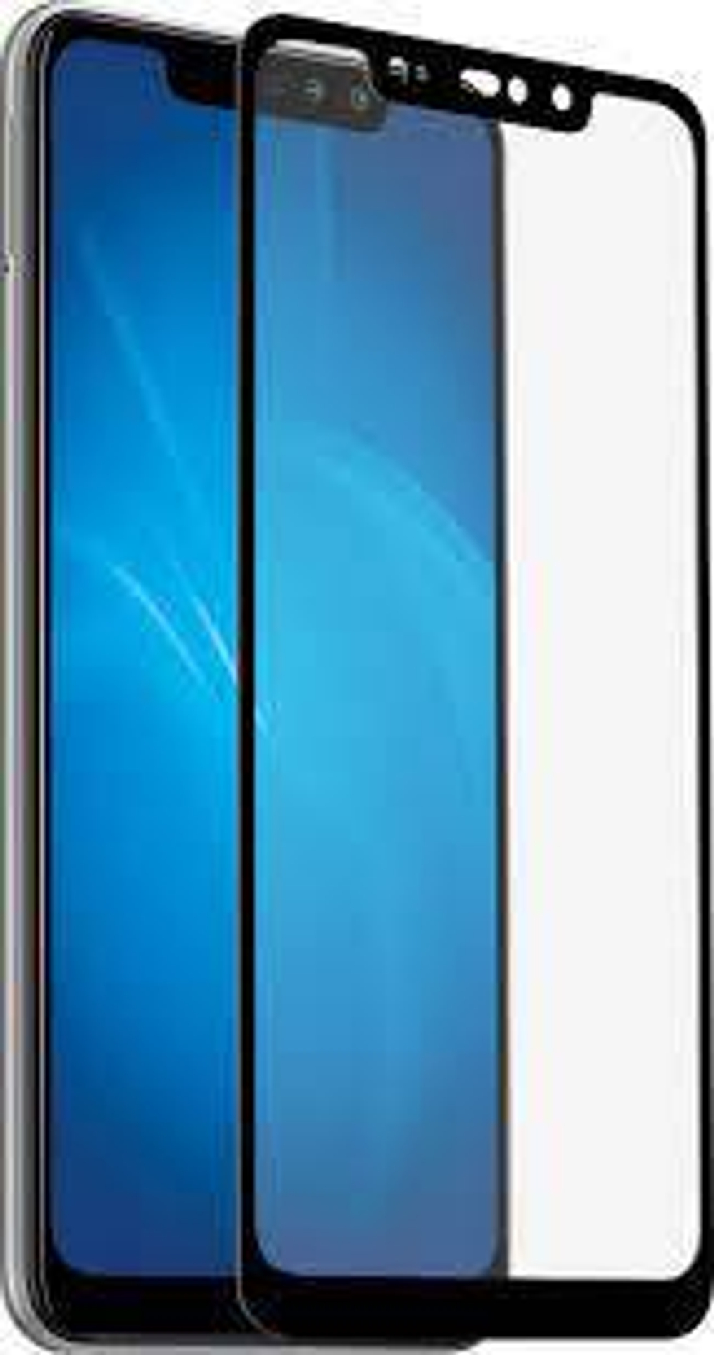Закаленное стекло с цветной рамкой (fullscreen+fullglue)для Xiaomi Redmi Note10 DF xiColor-85 (black