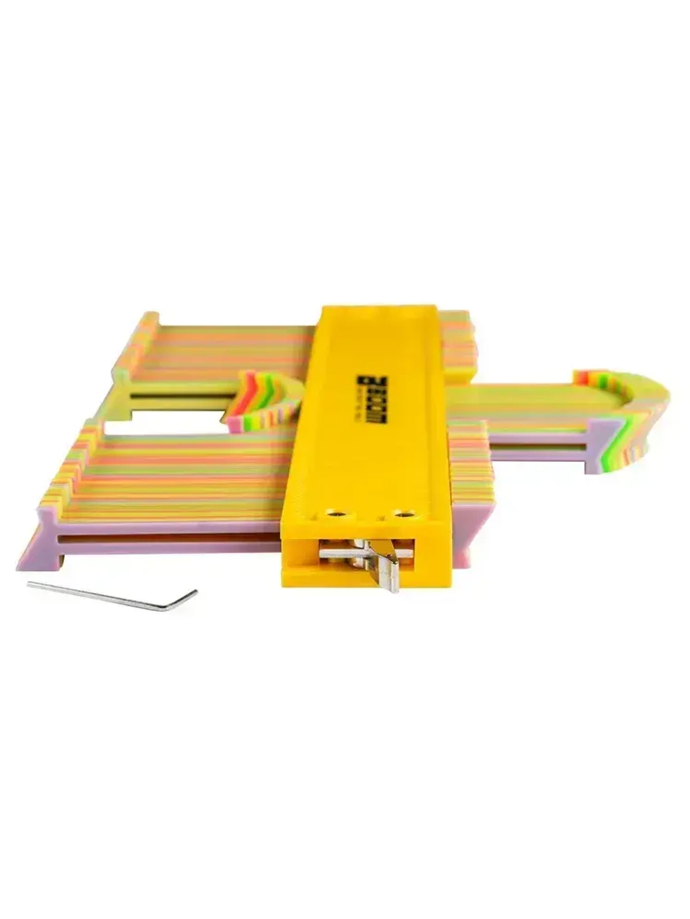 Шаблон копировальный линейка для переноса углов 10 дюймов