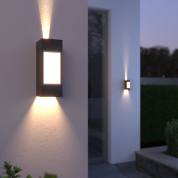 Уличный настенный светодиодный светильник Techno LED IP54 с регулировкой лучей 1638 TECHNO LED
