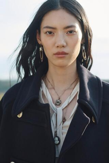 ZARA СЕРЬГИ С КОНТРАСТНЫМИ ДЕТАЛЯМИ, ЦВЕТ СОСТАРЕННОГО ЗОЛОТА
