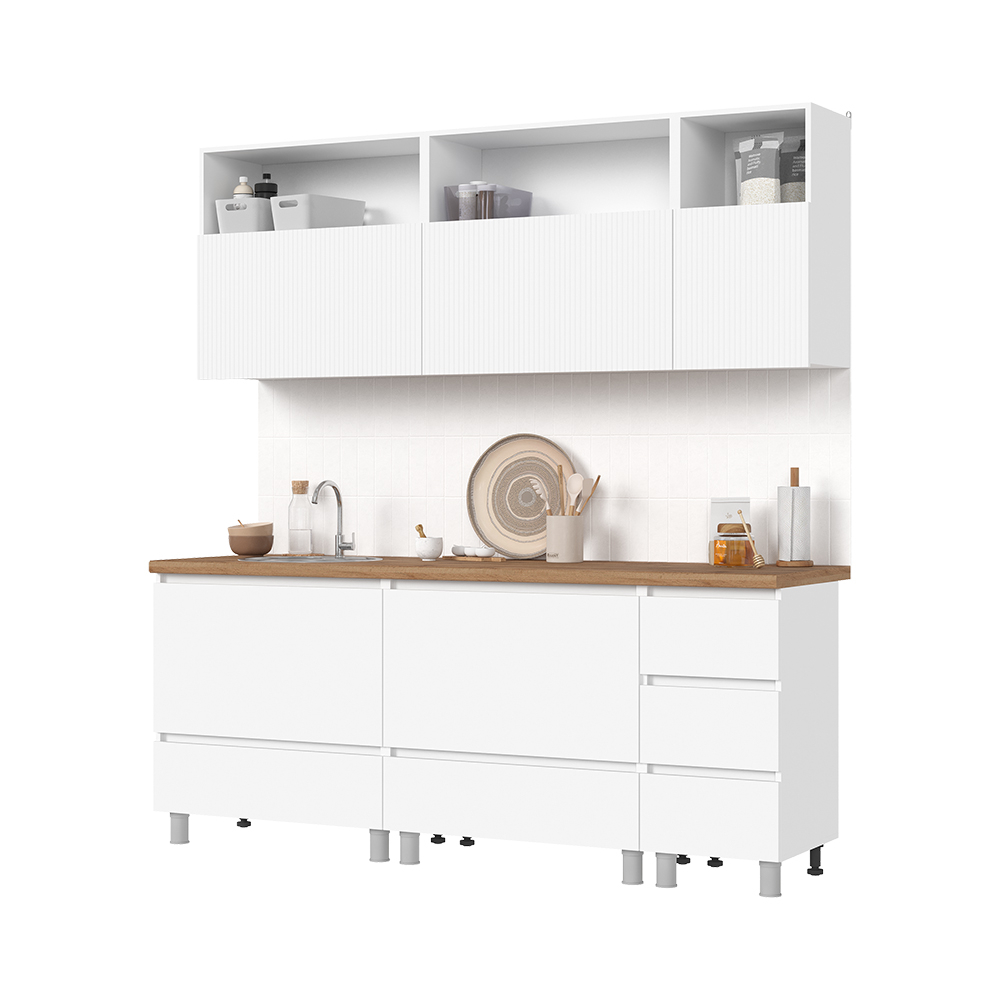 Кухня 2,0 Хелен Фасад МДФ с фрезеровкой