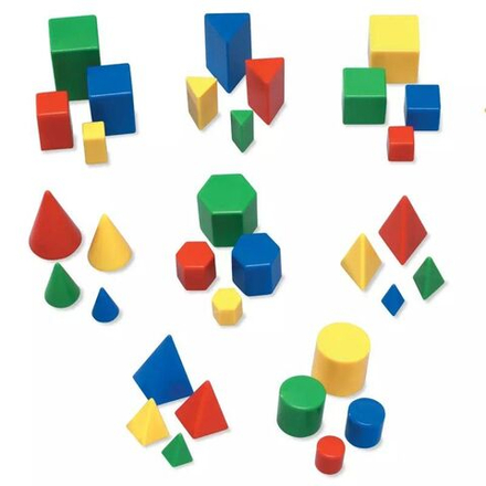 Объемные геометрические фигуры Мини, 32 элемента