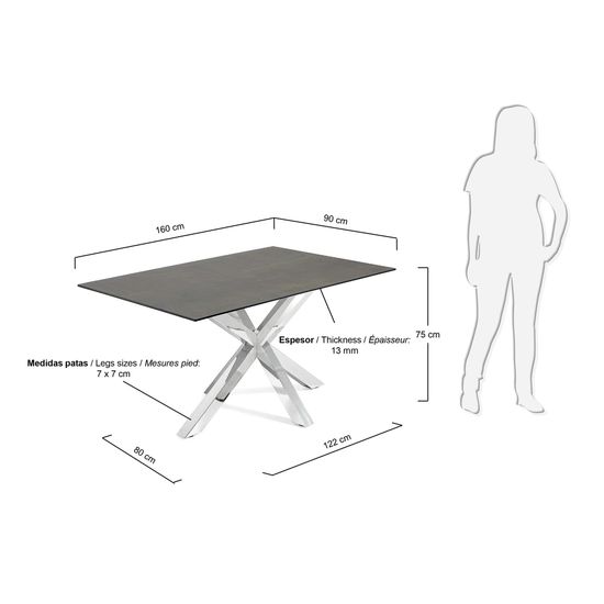 Стол Arya Iron Moss