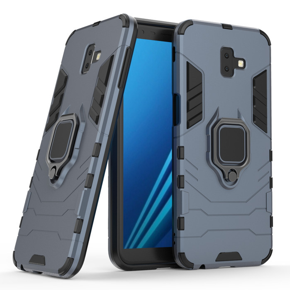 Противоударный чехол с кольцом Panther Case для Samsung Galaxy J6+