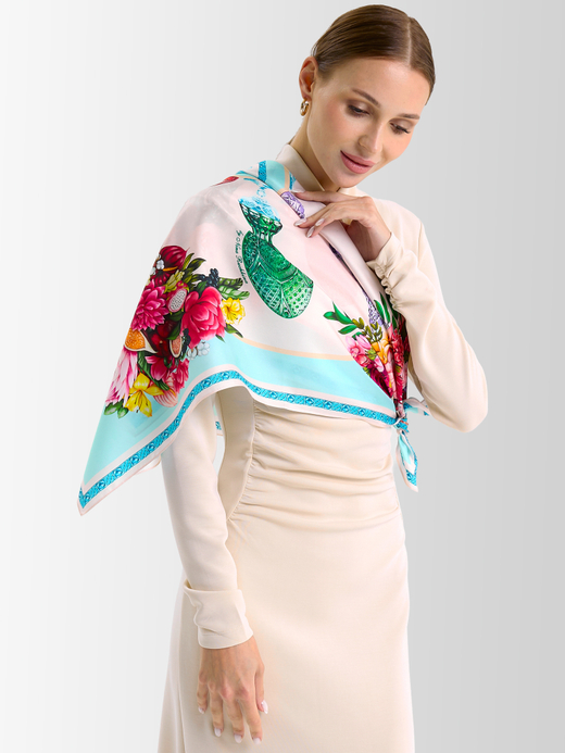 Платок «Триумф хрусталя» 100% шёлк