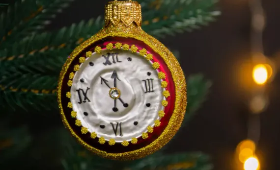 Набор украшений С Новым Годом 3 шт., стекло, Витус (63185)