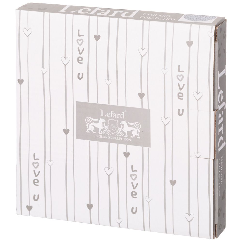 ТАРЕЛКА ЗАКУСОЧНАЯ LEFARD "LOVE YOU" 20,5 СМ (КОР=40ШТ.)