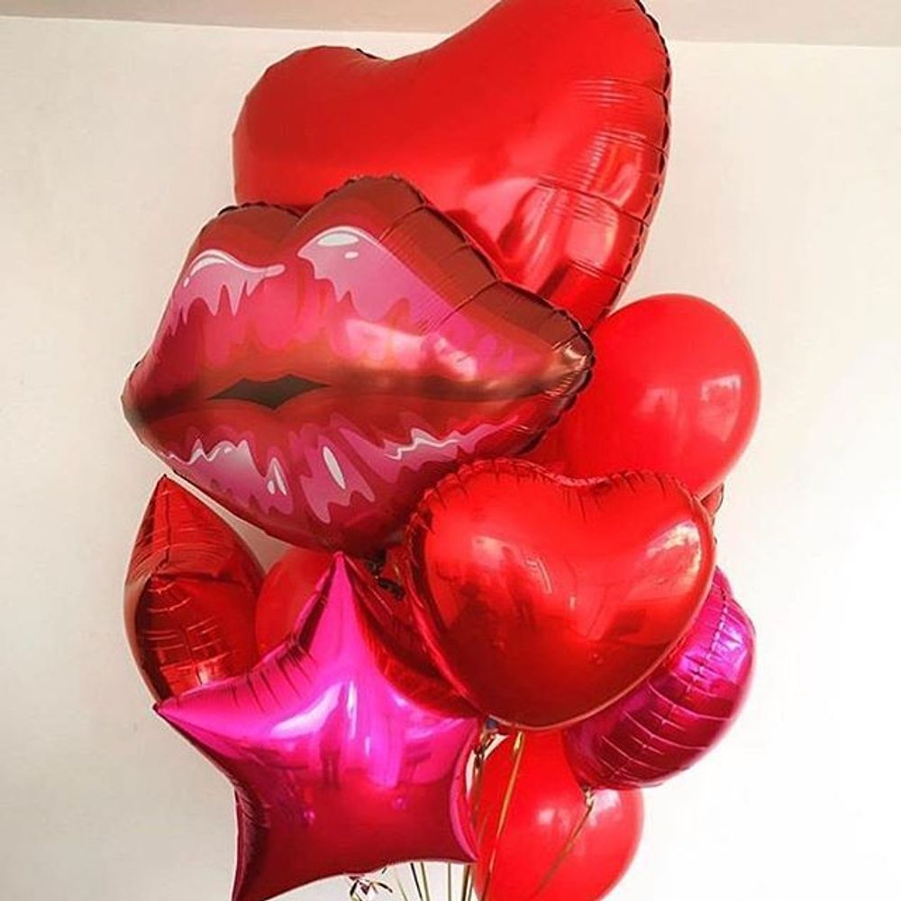 Шар (30"/76 см) Фигура, Губы