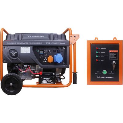 Электростанция VILLARTEC GG6300ЕВС бензиновая и блок автоматики