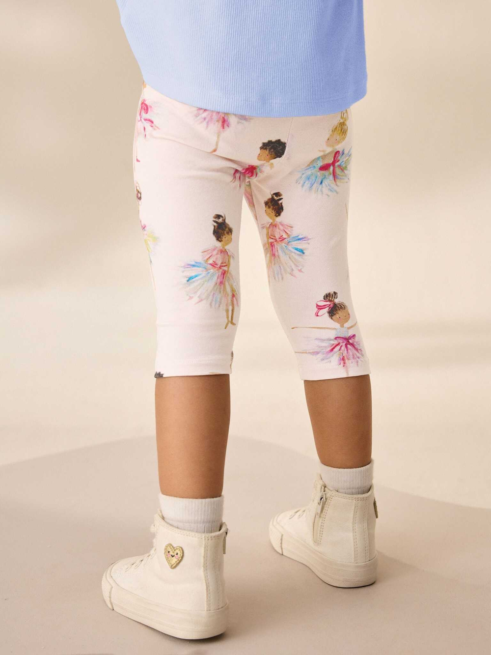 Легинсы укороченные для девочки Next AD8-340, Светло-розовый