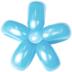 ШДМ (2''/5 см) Голубой, пастель, 100 шт.