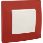Рамка 1 пост красный ETIKA Legrand