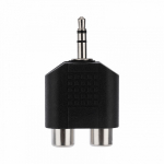 Переходник Perfeo A7012 (Jack 3.5mm вилка - 2x RCA розетка)