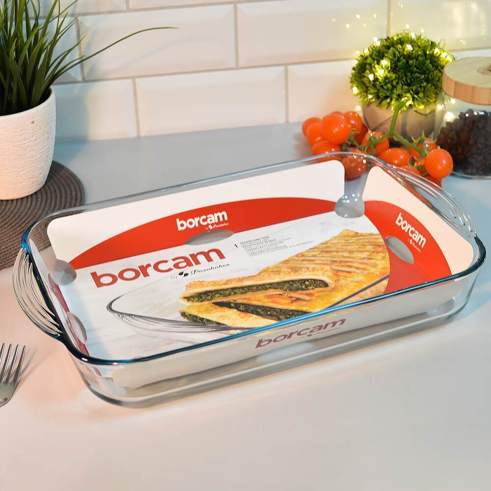 Форма жаропрочная 3,8л прямоугольная 400*250*60мм "Borcam"