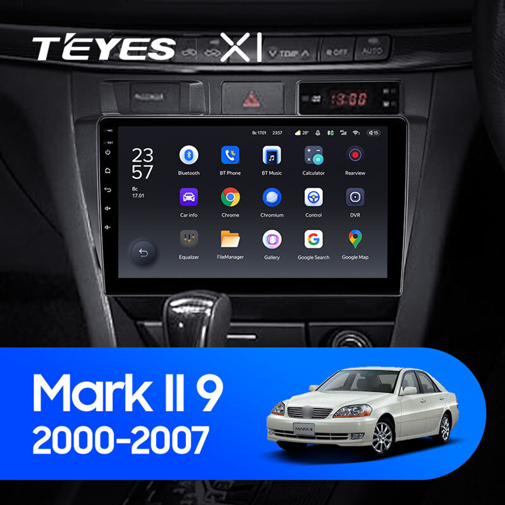 Teyes X1 9" для Toyota Mark II 2000-2007