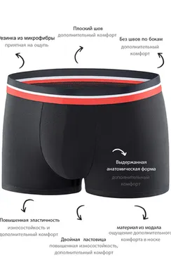 Мужские трусы BBM60 Черный