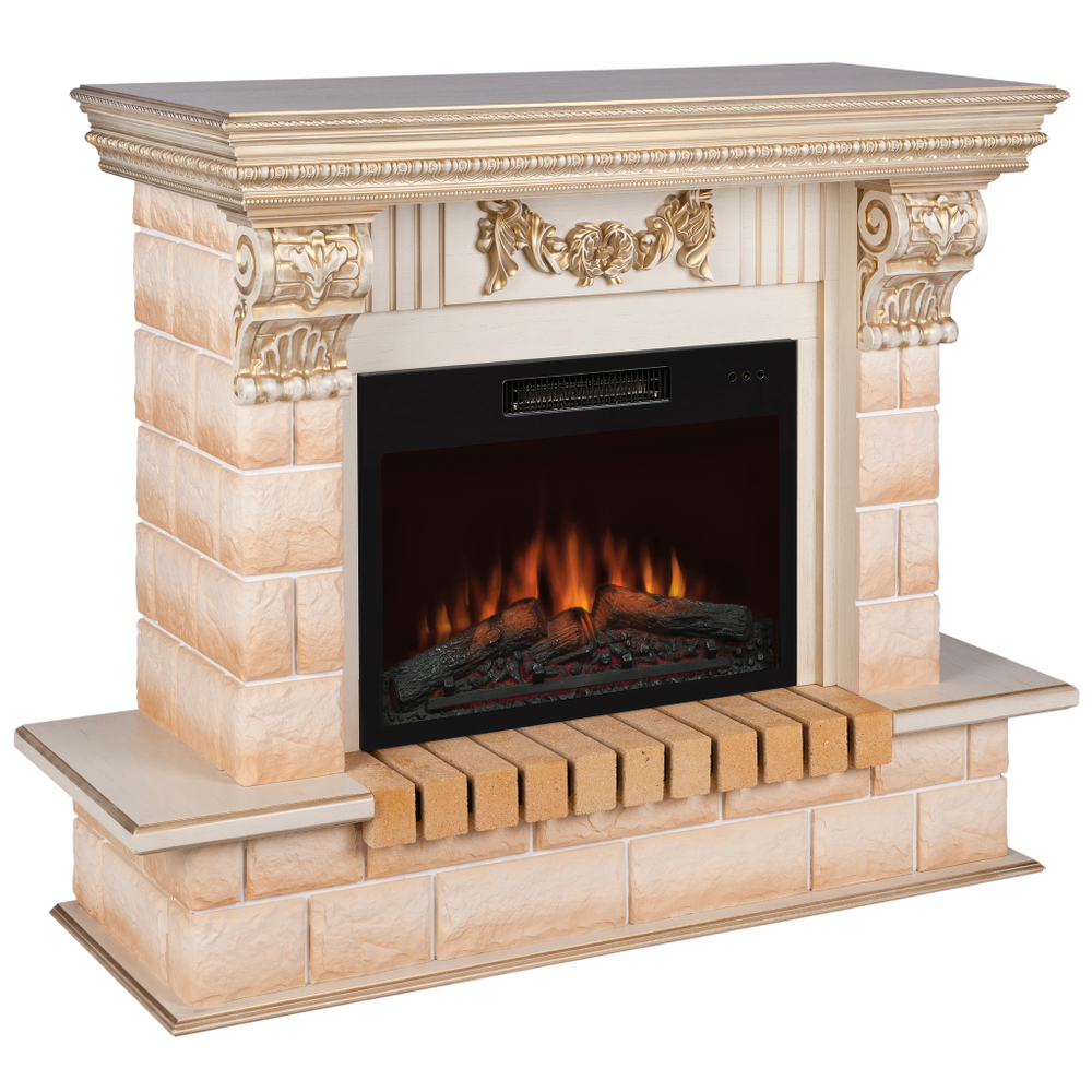 Каминокомплект Real Flame Gracia 24/25,5 WT с очагом Kendal 24