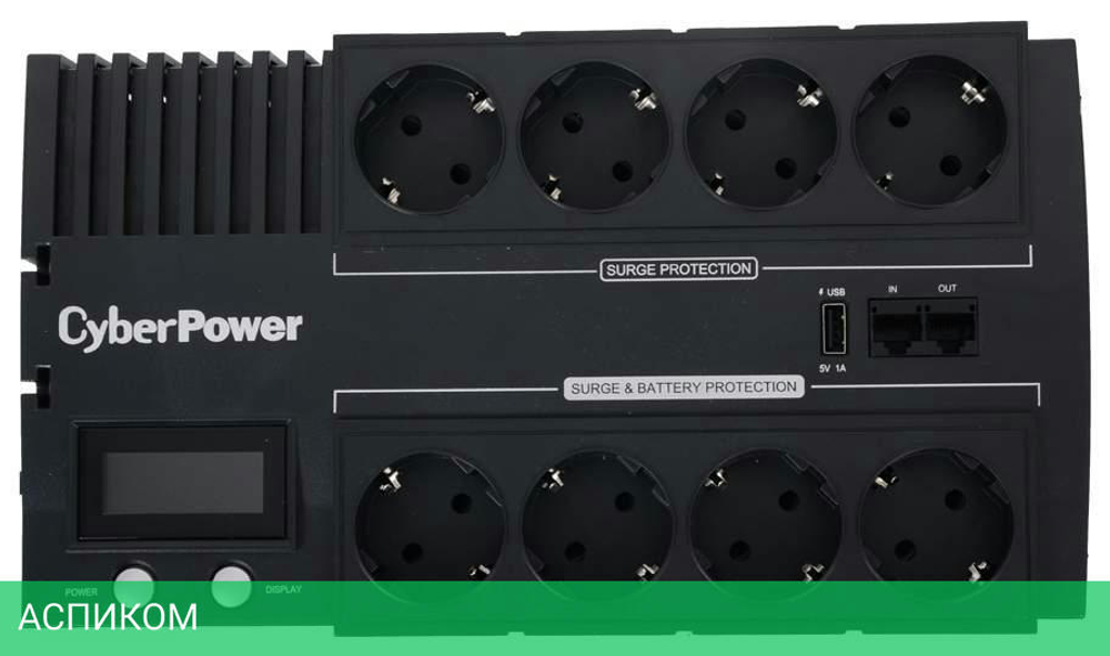 Источник бесперебойного питания CyberPower BRICs LCD (BR1000ELCD)