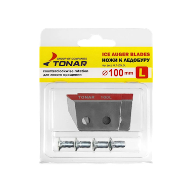 Ножи к ледобуру 100мм Тонар Левое вращ. NLT-100L.SL