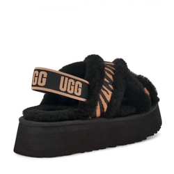 UGG Disco Cross Slide Black Tiger