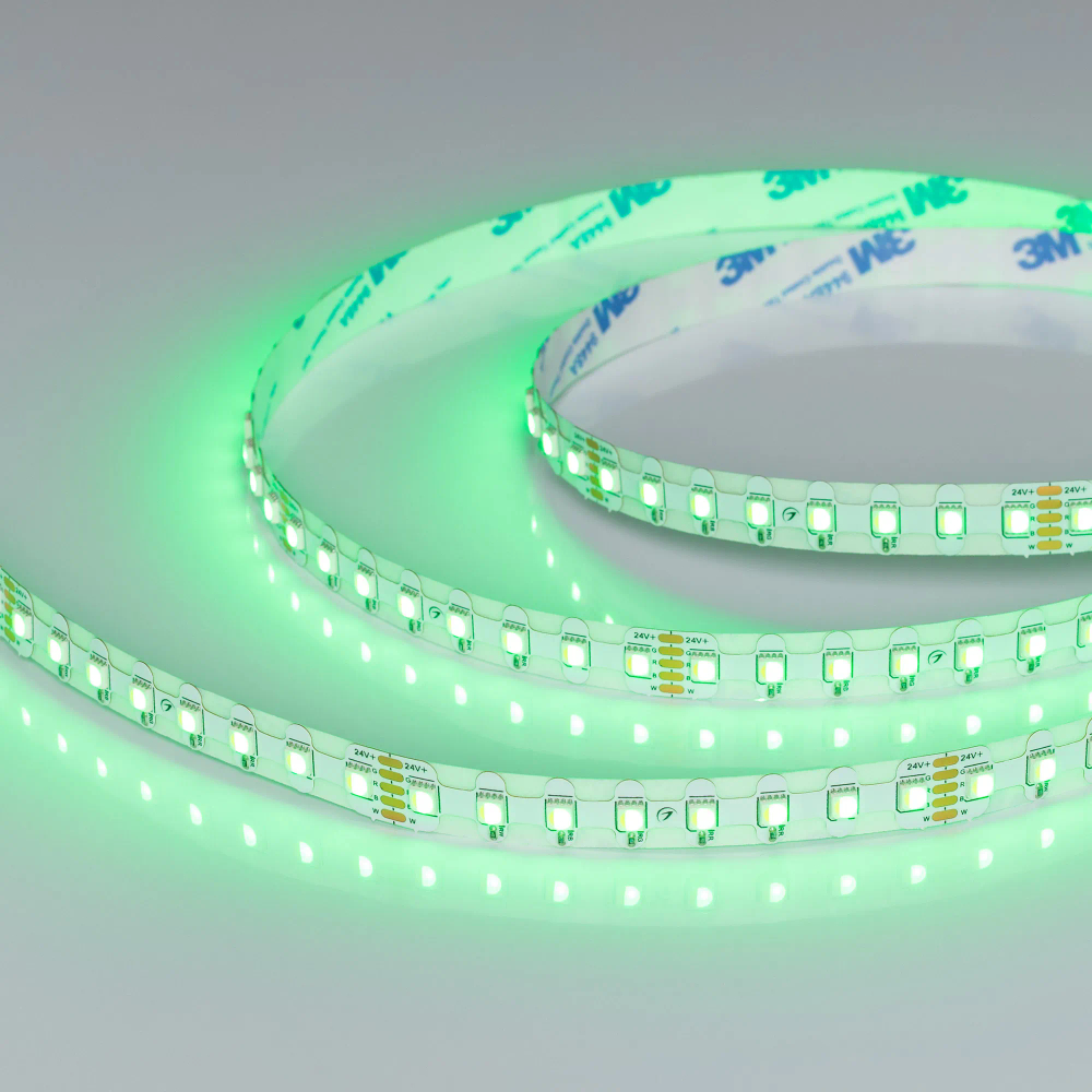 Светодиодная лента герметичная RZ-NANO-H96-12mm 24V RGBW-Day (12 W/m, IP54, 5m) (Arlight, CRI>90) 062381