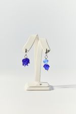 Серьги Колокольчики, стекло