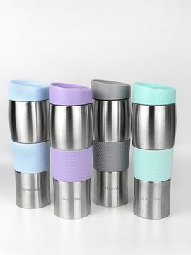 Термокружка 480 мл. из нержавеющей стали Kamille KM 2161 с TPR вставкой