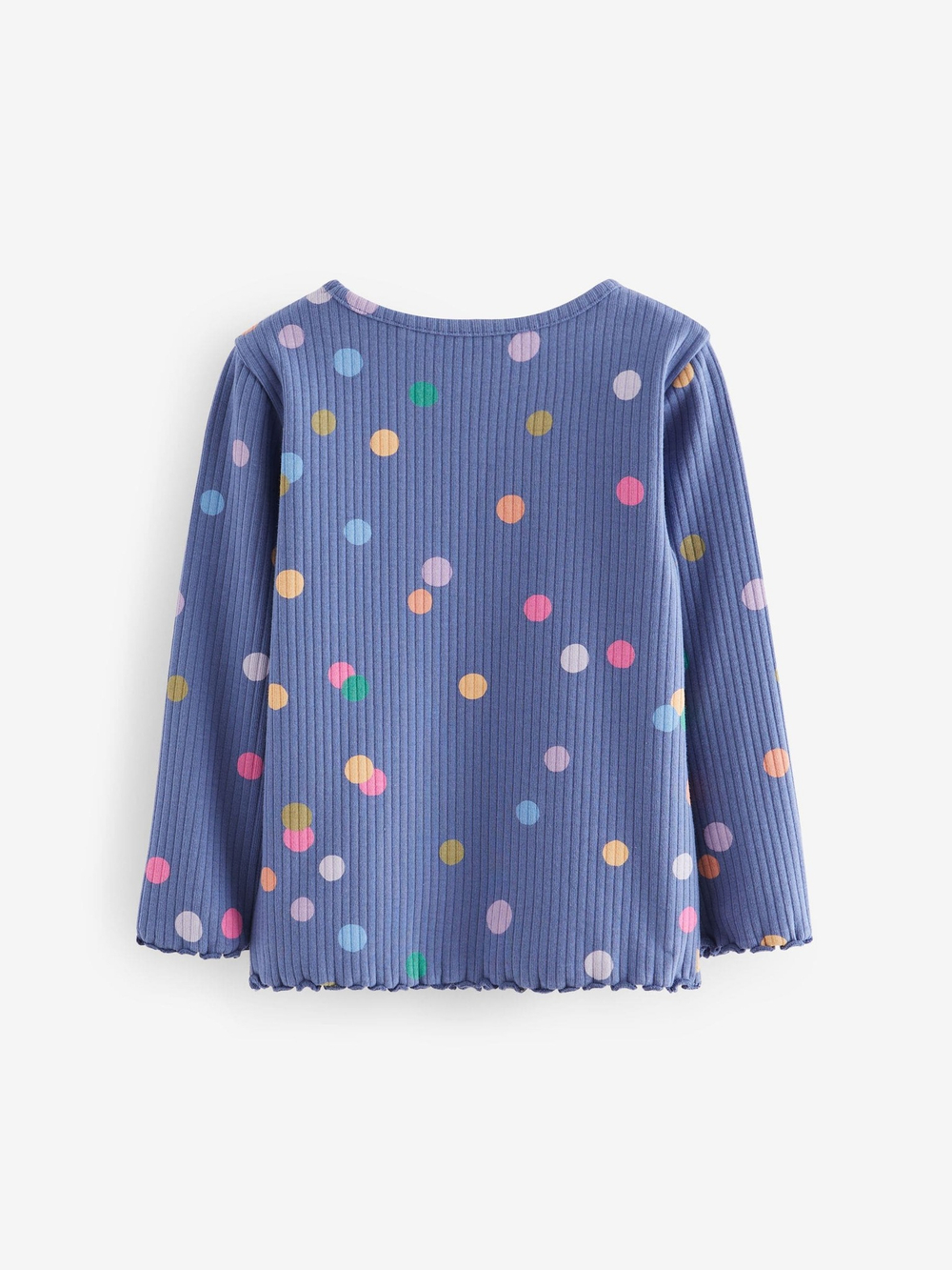 Лонгслив для девочки Next 409-089, 5 шт., Синий, Розовый, Белый