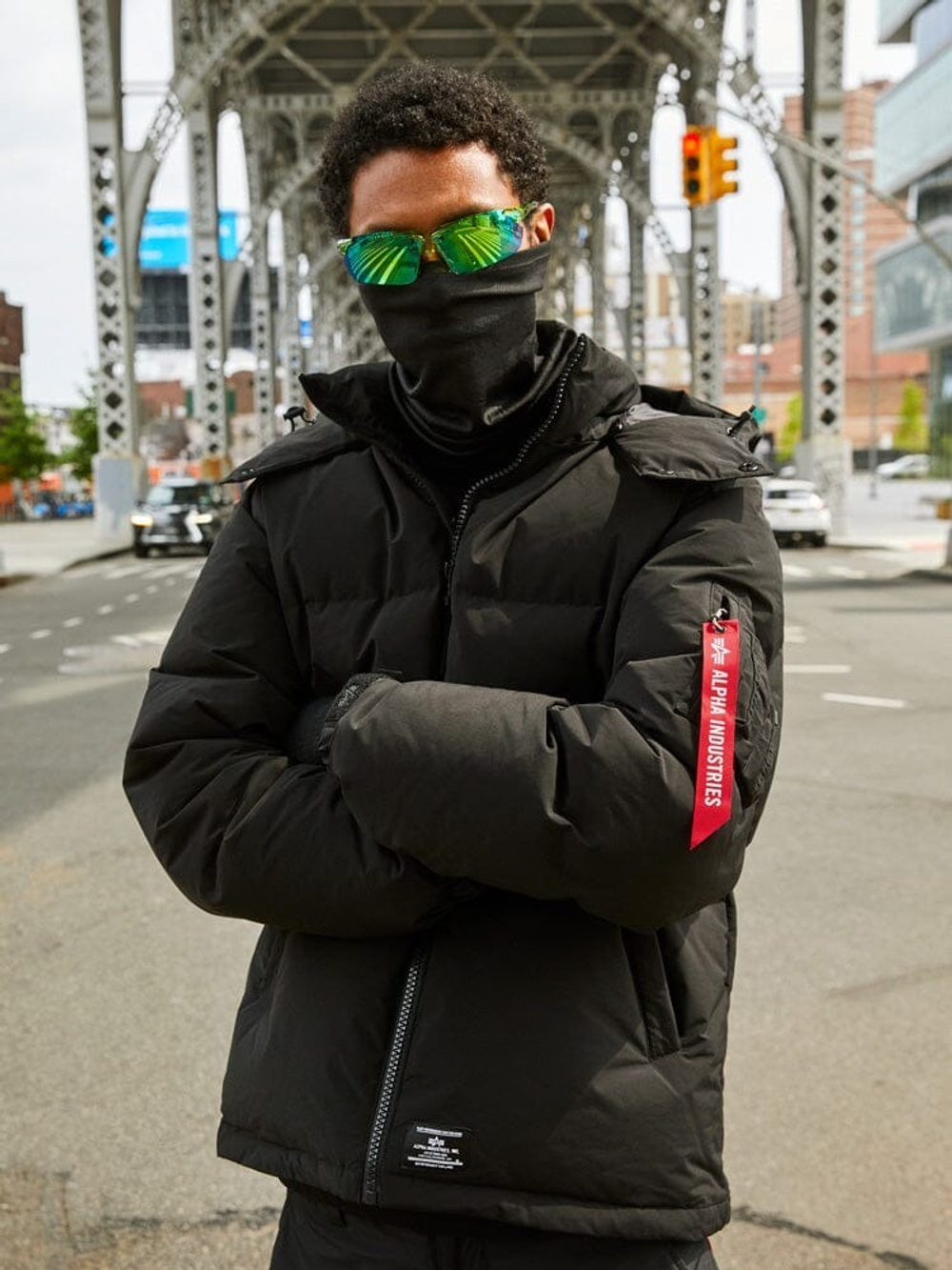 Alpha industries down jacket sales