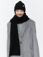 Шарф из объемной шерсти