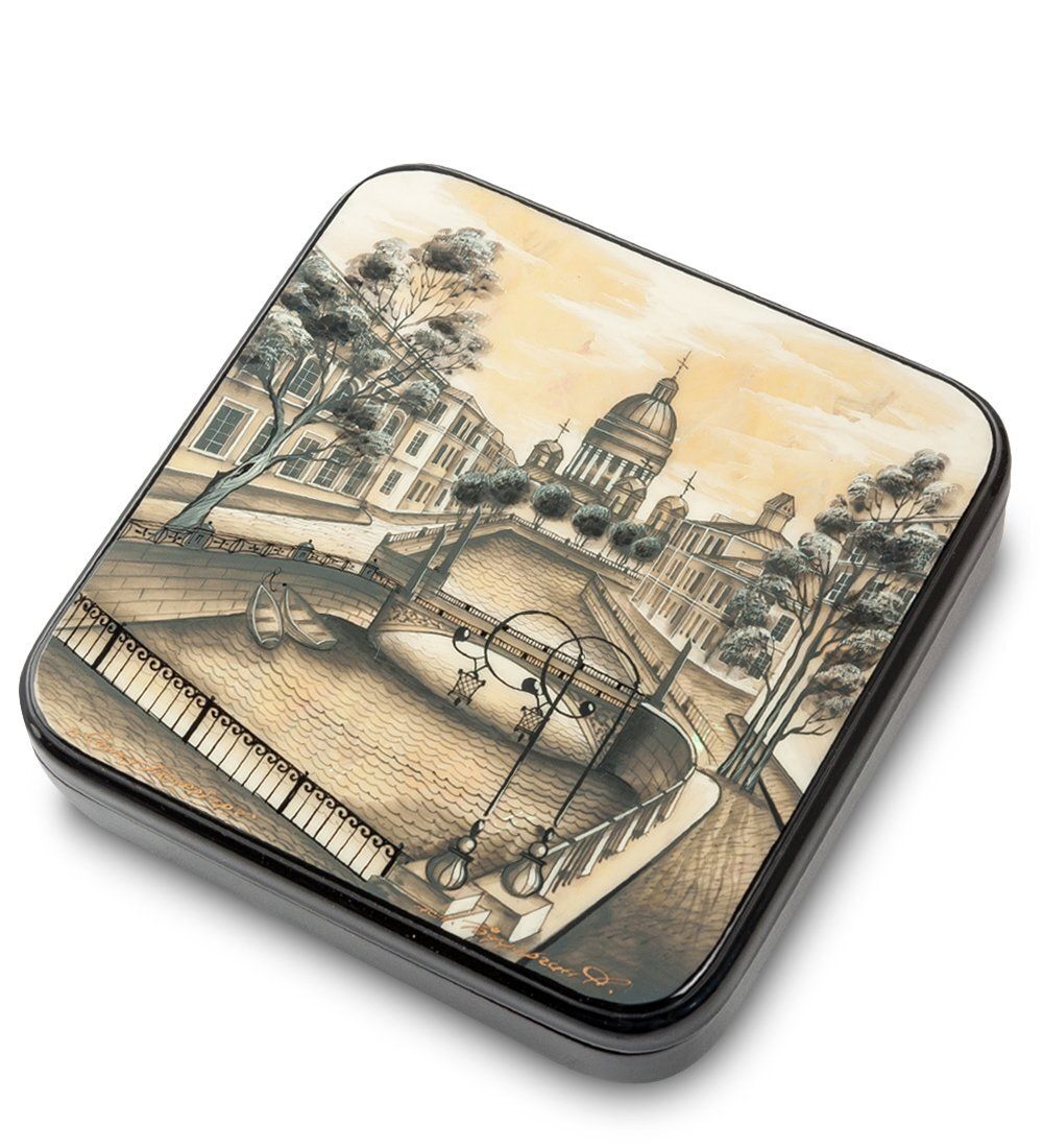 ШК-40/24 Шкатулка «Санкт-Петербург» исп. Бударгин