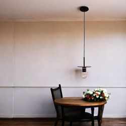 Подвесной светильник RH Utilitaire Disk Shade Pendant Black