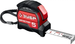 Рулетка с автостопом ЗУБР 5 м х 19 мм