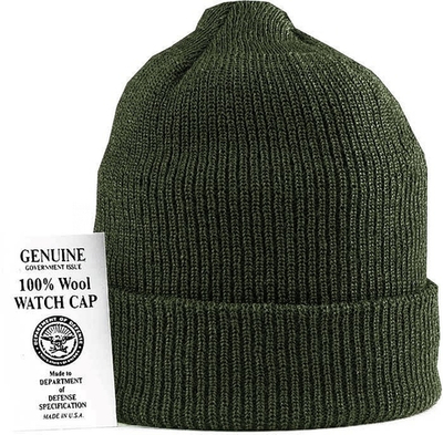 Шапка - GENUINE Watch Cap Wool (оливковая)